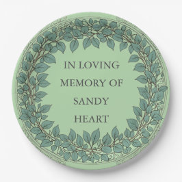 Custom Eucalyptus Funeral – Elegant Memorial Pappteller