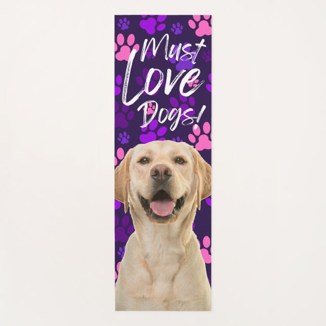 Custom Extra Long 72 x 24 in Yoga Mat Yogamatte (Vorderseite)