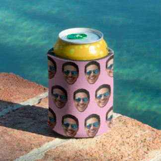 Custom Face Birthday Favors Bachelor Party Pink Dosenkühler