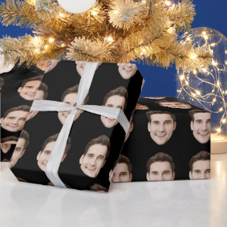 Custom Face Personalisiert Birthday Hochzeit Party Geschenkpapier