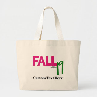 Custom Fall 19 AKA Studentinnenverbindung Leinwand Jumbo Stoffbeutel
