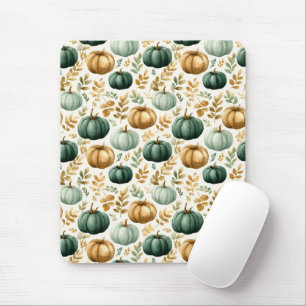 Custom Fall Pumpkin Foto Frame Mousepad