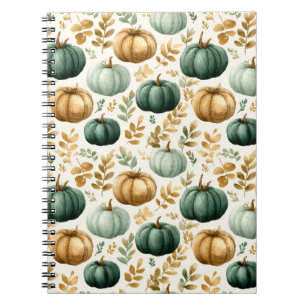 Custom Fall Pumpkin Foto Frame Notizblock
