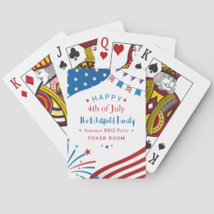 Custom Family 4. Juli Party Games Room Spielkarten