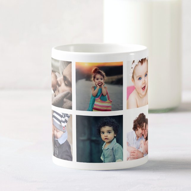 Custom Family Baby Foto Collage Kaffeetasse (Von Creator hochgeladen)