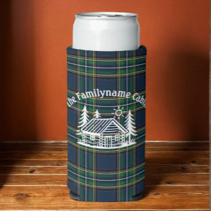 Custom Family Cabin Tartan Selters Dosenkühler