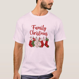 Custom Family Christmas 2025 - Ihren Namen hinzufü T-Shirt