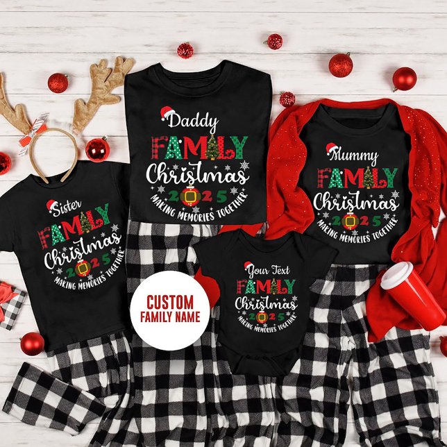 Custom Family Christmas 2025 T - Shirt (Cutom Family Christmas 2025)
