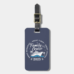 Custom Family Cruise Group Matching Kreuzfahrt Gepäckanhänger