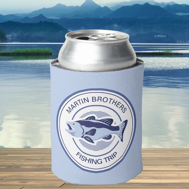 Custom Family Fangreise Blue Lake Fisherman Dosenkühler (Von Creator hochgeladen)