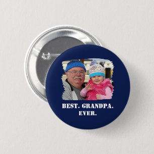 Custom Family Foto Abuelo Nonno Bestes Opa je Button