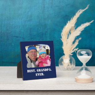 Custom Family Foto Abuelo Nonno Bestes Opa je Fotoplatte