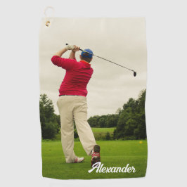 Custom Family Foto Collage Einfaches Golf Handtuch