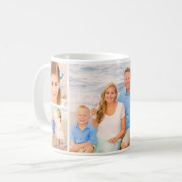 Custom Family Foto Collage Kaffeetasse