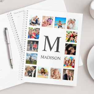 Custom Family Foto Collage Personalized White Planer