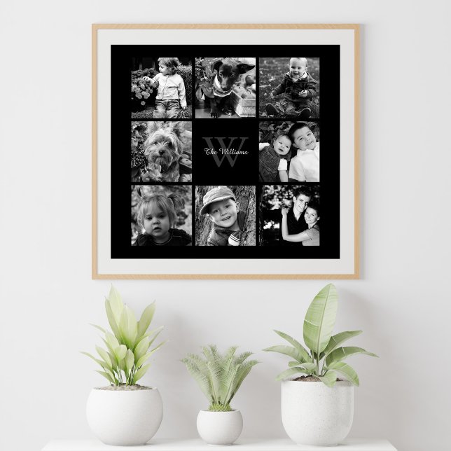 Custom Family Foto Collage Poster (Von Creator hochgeladen)