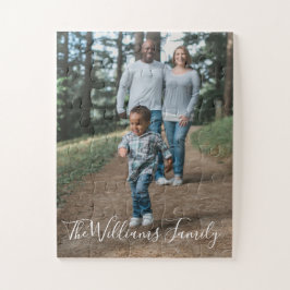 Custom Family Foto Jigsaw Puzzle