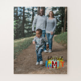 Custom Family Foto Jigsaw Puzzle