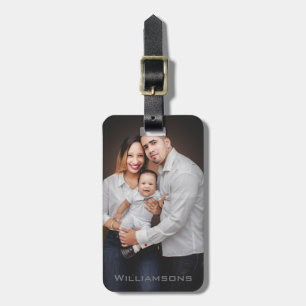 Custom Family Foto Stilvolle Gepäckmarke Gepäckanhänger