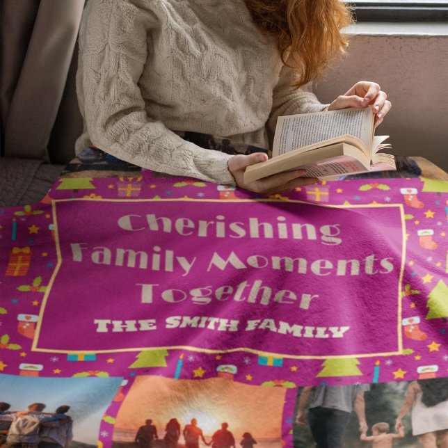 Custom Family Foto Weihnachtsgeschenke für Tochter Sherpadecke (Custom Family Photo Christmas Gifts for Daughter)