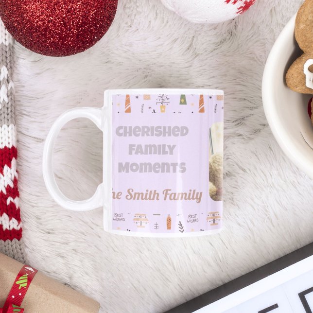 Custom Family Foto Weihnachtsgeschenke für Tochter Tasse (Custom Family Photo Christmas Gifts for Daughter)