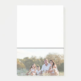 Custom family photo add photo stylish personalized post-it klebezettel