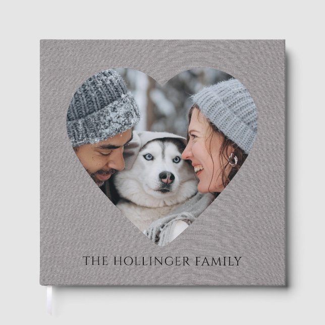 Custom Family Photo Album Book Gästebuch (Vorderseite)