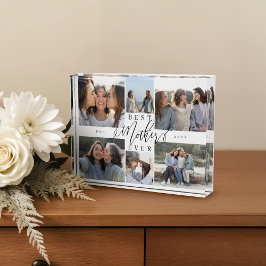 Custom Family Photo Collage Gift Best Mother Ever Fotoblock