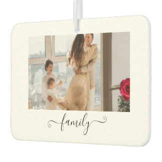 Custom Family Photo Freshener Autolufterfrischer
