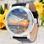 Custom Family Photo Personalized Armbanduhr<br><div class="desc">Upload a photo, and easily create your personalized watch. You can TRANSFER this DESIGN on other Zazzle products and adjust it to fit most of the Zazzle items. You can also click EDIT DESIGN to add a text line. Standard Studio designs are made in high-resolution vector graphics for a professional...</div>