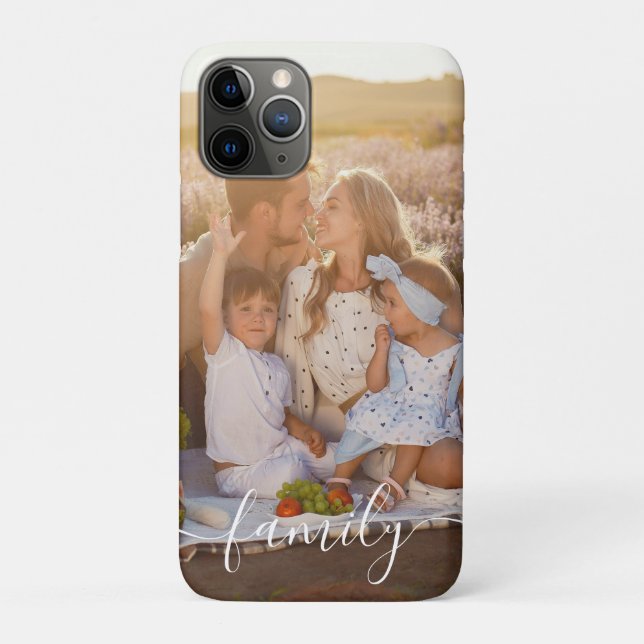 Custom Family Photo - Personalized  Case-Mate iPhone Hülle (Rückseite)