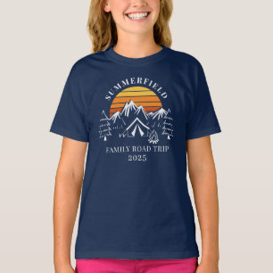 Custom Family Road Trip Matching Camping Daughter T-Shirt