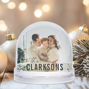 Custom Family Snow Globe Schneekugeln
