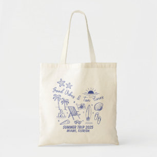 Custom Family Summer Beach Trip Group Matching Tragetasche