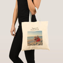 Custom Family Tote Bag – Holiday Photo Design with Tragetasche