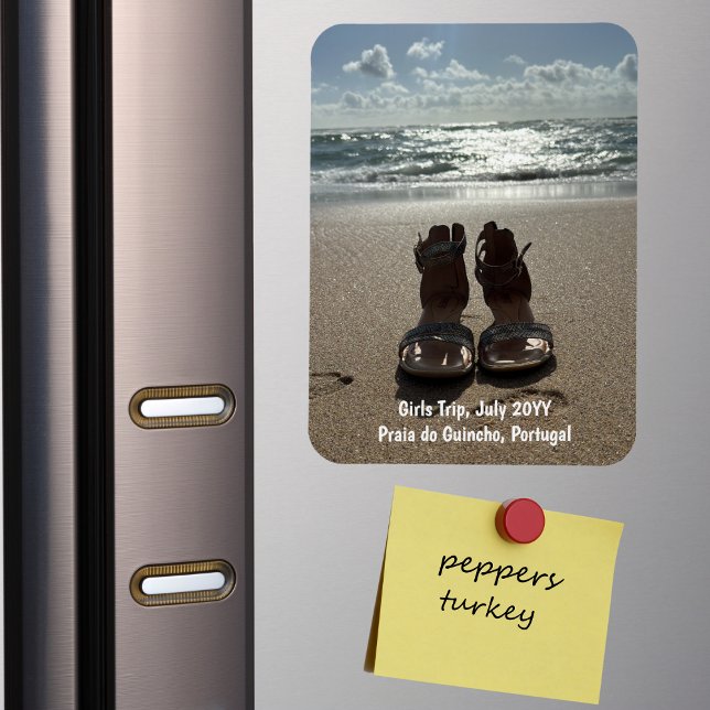 Custom Family Vacation Foto Kühlschrank Magnet (Von Creator hochgeladen)