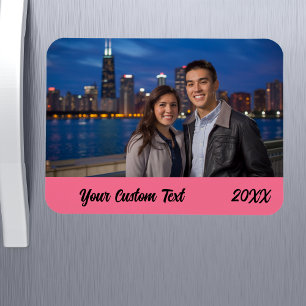 Custom Family Vacation Foto Kühlschrank Magnet