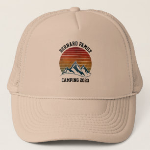 CUSTOM FAMILY WIEDERSEHEN CAMPING SUNSET BERGREISE TRUCKERKAPPE