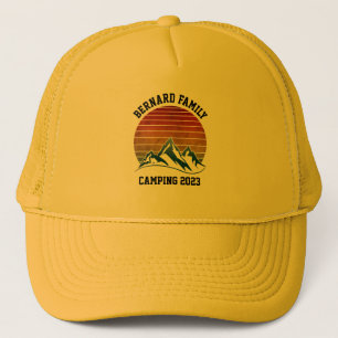 CUSTOM FAMILY WIEDERSEHEN CAMPING SUNSET BERGREISE TRUCKERKAPPE