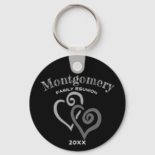 Custom Family Wiedersehen Zwei Graue miteinander v Schlüsselanhänger