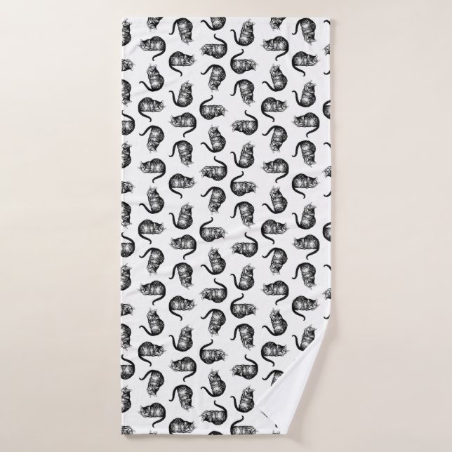 CUSTOM-FARBE der Cheshire Cat Alice im Wunderland Badehandtuch (Badehandtuch)