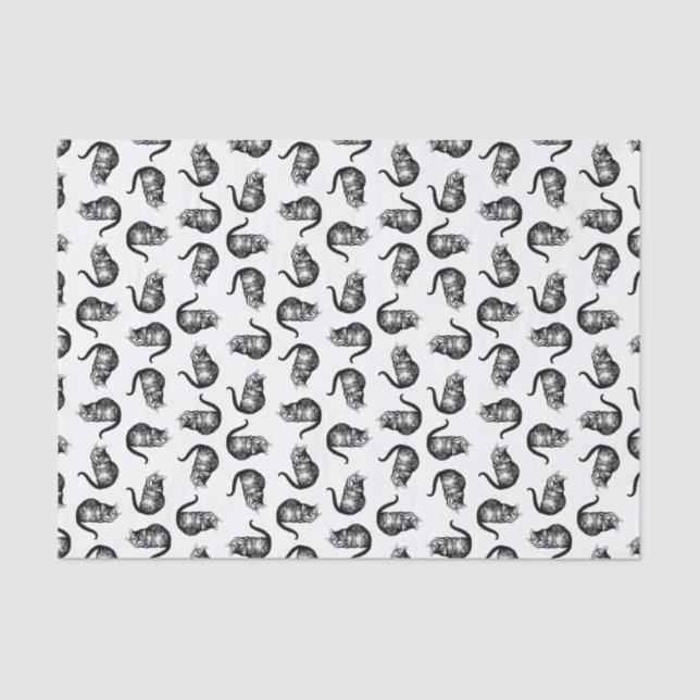 CUSTOM-FARBE der Cheshire Cat Alice im Wunderland Seidenpapier (Vorderseite)