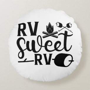 CUSTOM FARBE RV Sweet RV Camping Rundes Kissen