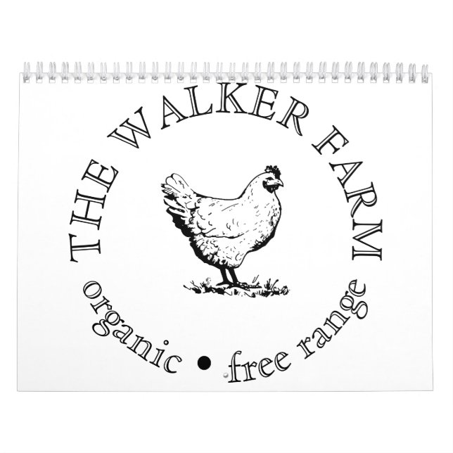 Custom Farm Business Promotional Logo  Kalender (Titelbild)