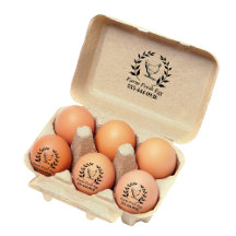 Custom Farm Fresh Egg self Ink Round  Stamp