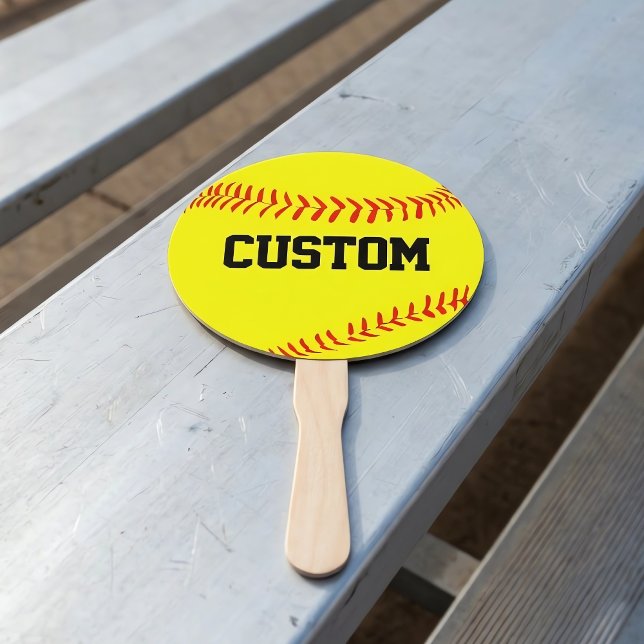 Custom Fastpech Softball Fans für Fans! Fächer (Personalized softball hand fans for fastpitch softball fans, parents, parties, etc.)