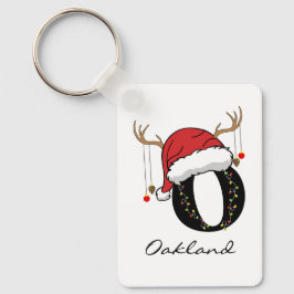 Custom Festive Christmas Keychain for Coworkers Schlüsselanhänger