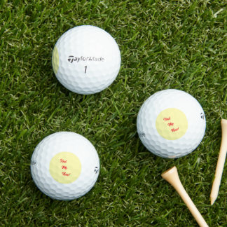 Custom 'Fine me Now'! Taylor Made TP5, 12 Pack Golfball