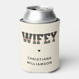 Custom Fire Wifey They Red Line Feuerwehrmann-Ehef Dosenkühler