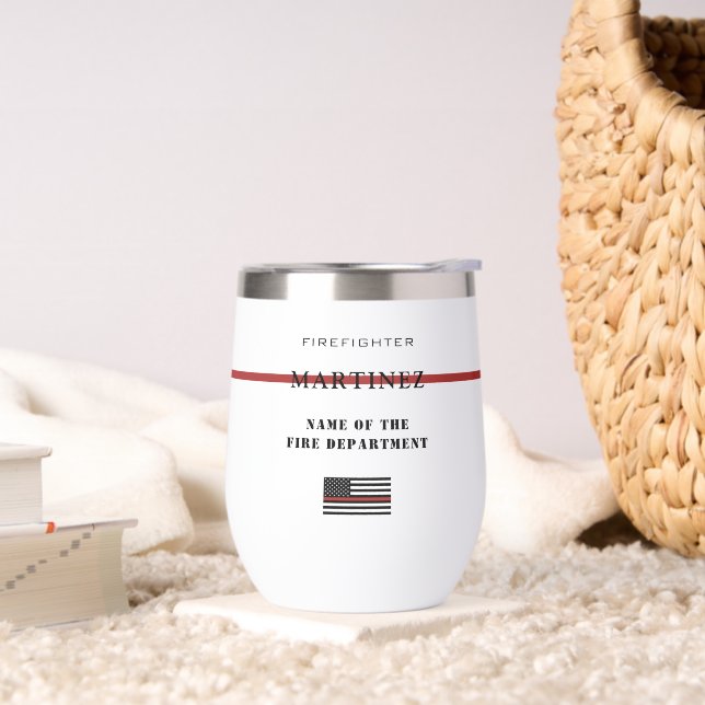 Custom Firefighter Thin Red Line Fire Department (Wohnzimmer)